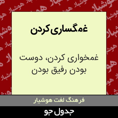 تصویری از غمگساری کردن