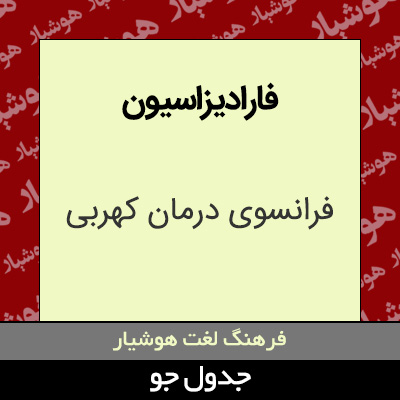 تصویری از فارادیزاسیون