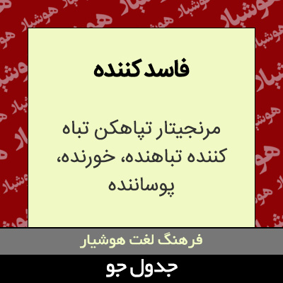 تصویری از فاسد کننده