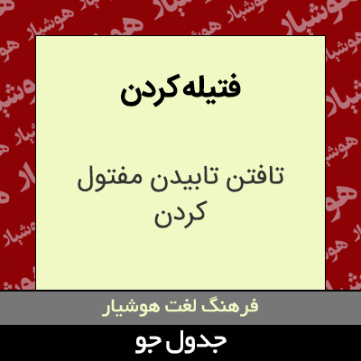 تصویری از فتیله کردن