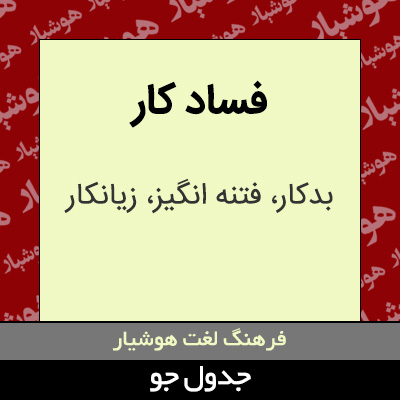 تصویری از فساد کار