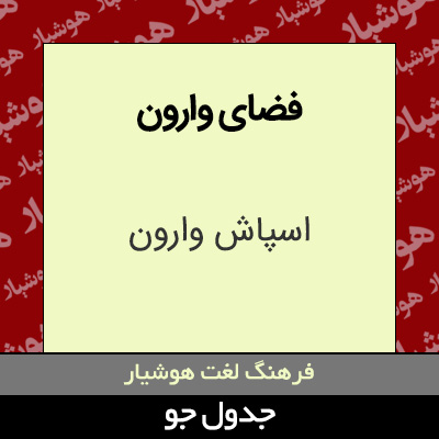 تصویری از فضای وارون