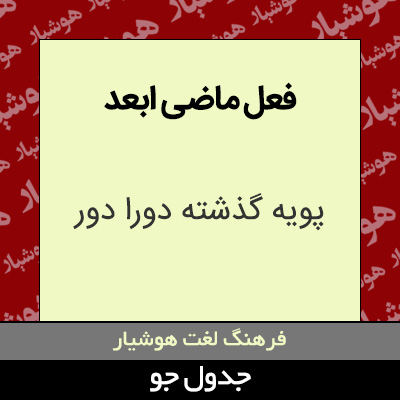 تصویری از فعل ماضی ابعد