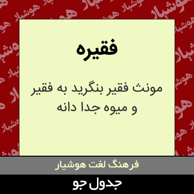 تصویری از فقیره