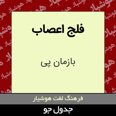 تصویری از فلج اعصاب