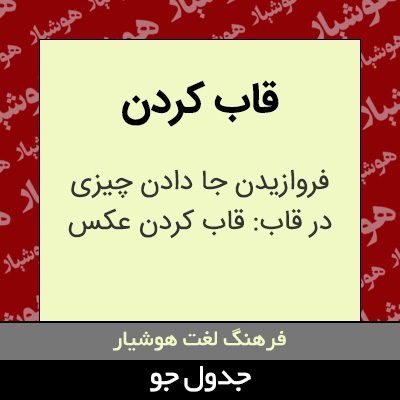 تصویری از قاب کردن