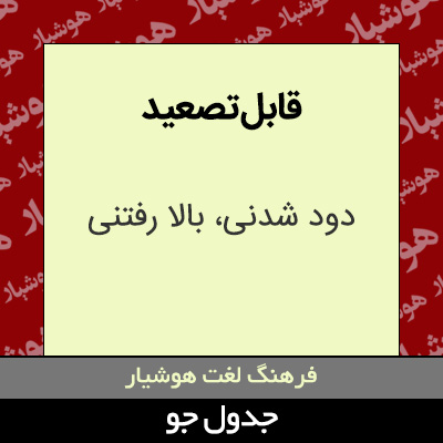 تصویری از قابل تصعید