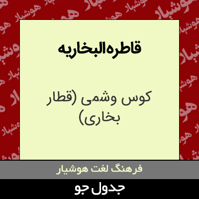 تصویری از قاطره البخاریه