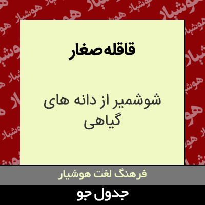 تصویری از قاقله صغار