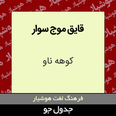 تصویری از قایق موج سوار