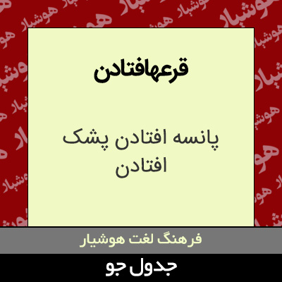 تصویری از قرعهافتادن