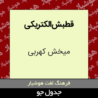 تصویری از قطبش الکتریکی