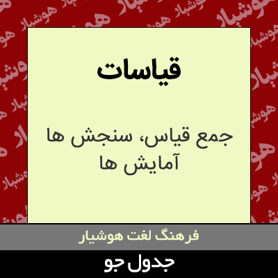 تصویری از قیاسات