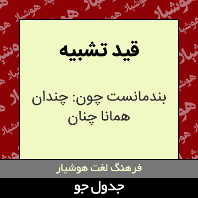 تصویری از قید تشبیه