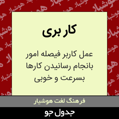 تصویری از کار بری