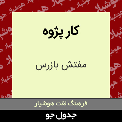 تصویری از کار پژوه