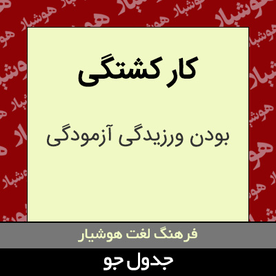 تصویری از کار کشتگی