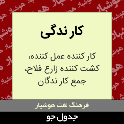 تصویری از کار ندگی