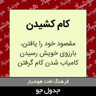 تصویری از کام کشیدن