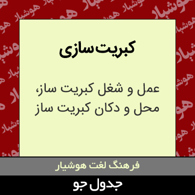 تصویری از کبریت سازی