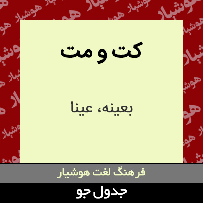 تصویری از کت و مت