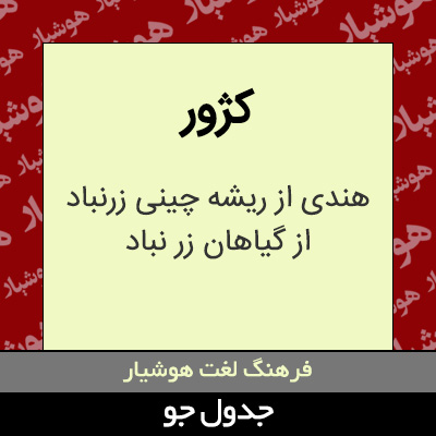 تصویری از کژور