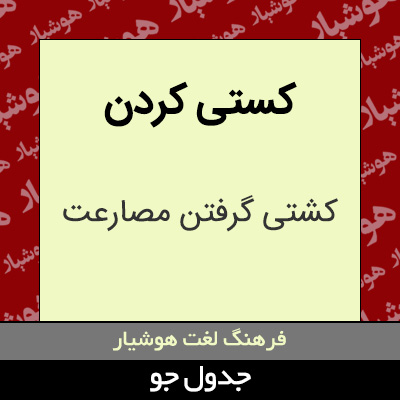 تصویری از کستی کردن