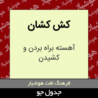 تصویری از کش کشان