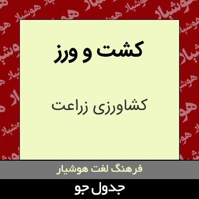 تصویری از کشت و ورز