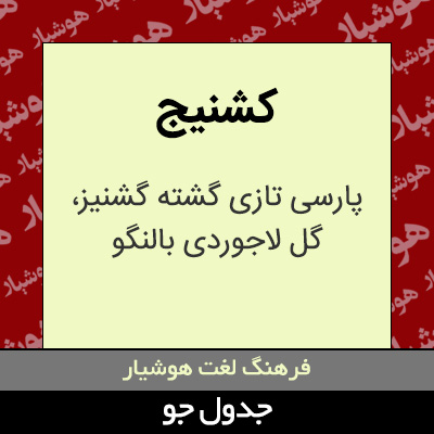 تصویری از کشنیج