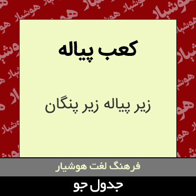 تصویری از کعب پیاله