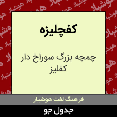 تصویری از کفچلیزه