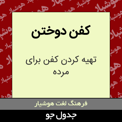 تصویری از کفن دوختن