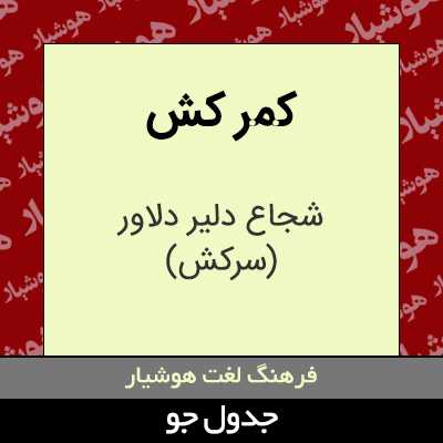 تصویری از کمر کش