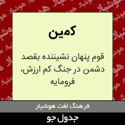 تصویری از کمین