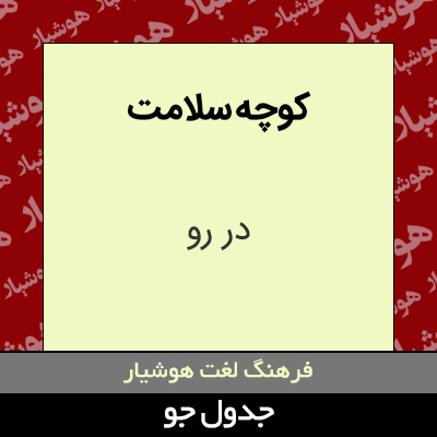 تصویری از کوچه سلامت