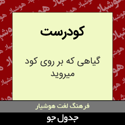 تصویری از کودرست
