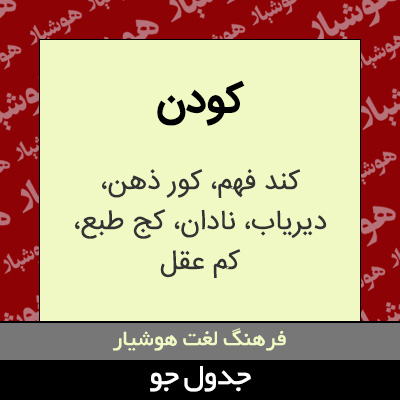 تصویری از کودن