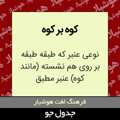 تصویری از کوه بر کوه