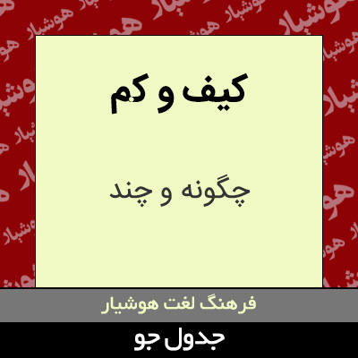 تصویری از کیف و کم