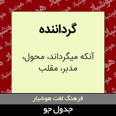 تصویری از گرداننده