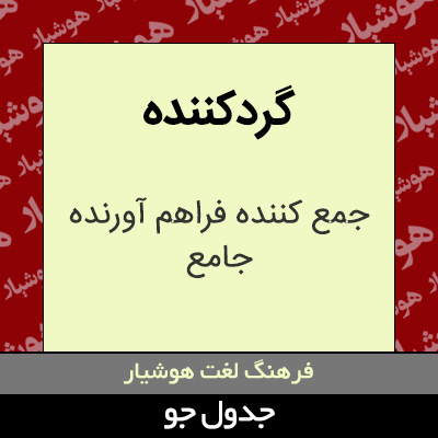 تصویری از گردکننده