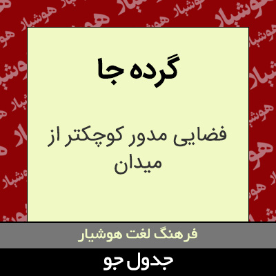 تصویری از گرده جا