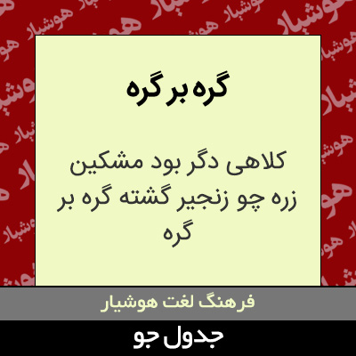 تصویری از گره بر گره