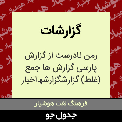 تصویری از گزارشات