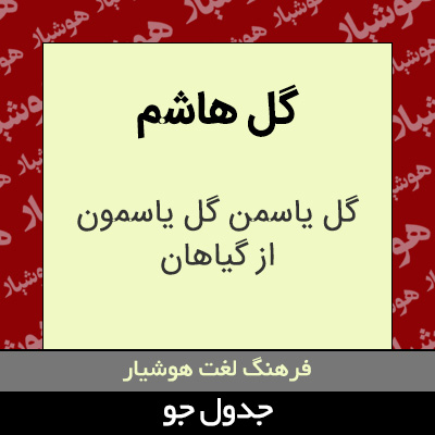 تصویری از گل هاشم