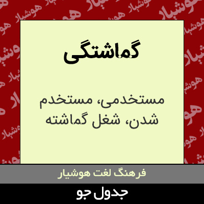 تصویری از گماشتگی