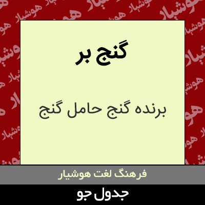 تصویری از گنج بر