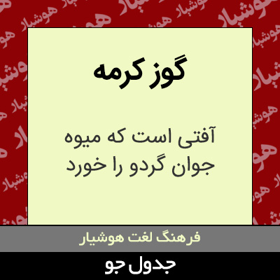 تصویری از گوز کرمه