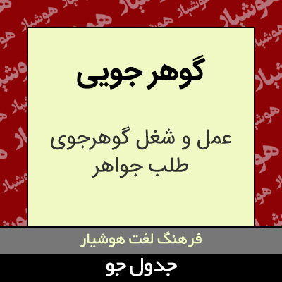 تصویری از گوهر جویی